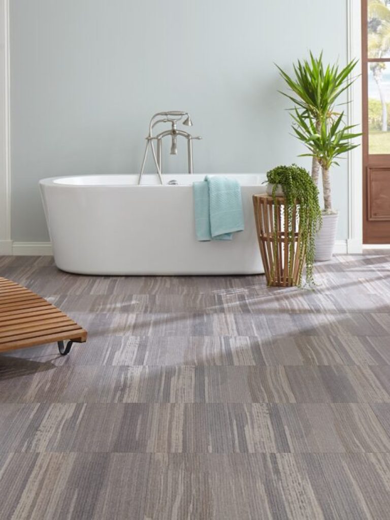 Waterproof Vinyl Plank Flooring bath 004